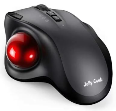 Wireless Bluetooth Trackball Mouse — Dual Wireless (2.4G + Bluetooth), 2400 DPI Optical, Ergonomic Stationary Cursor Control - My Pro Essentials