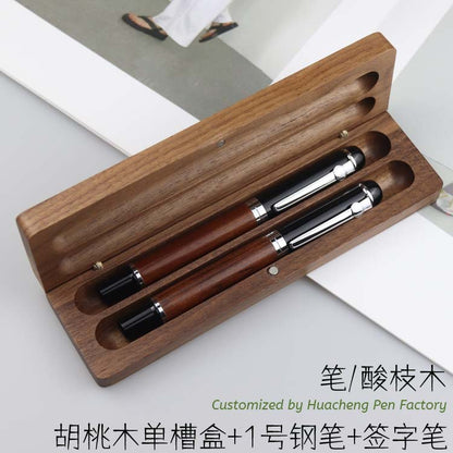 Executive Pen & Gift Box Sets (Bamboo/Maple/Walnut)