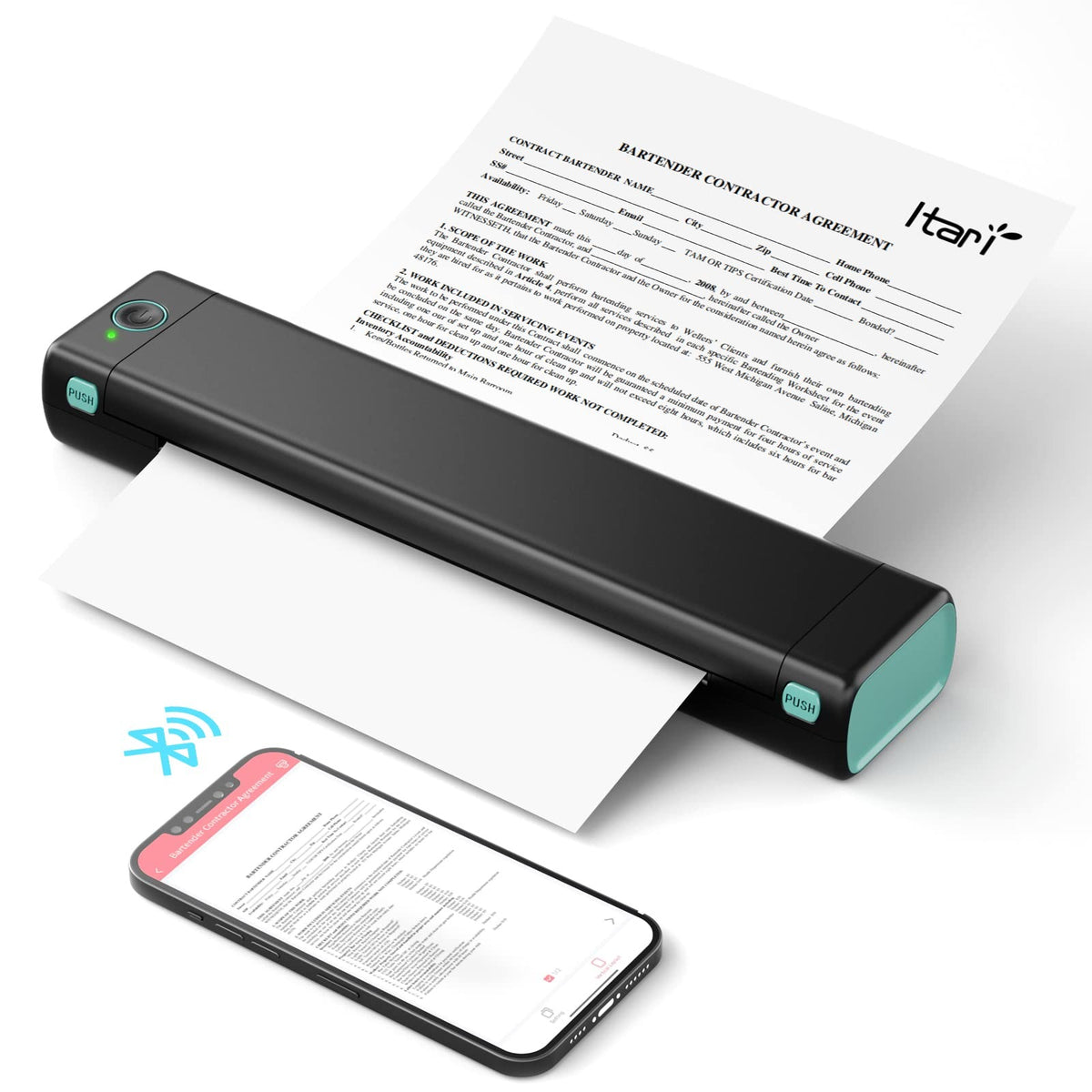 A4 Portable Wireless Thermal Printer (#1) - My Pro Essentials