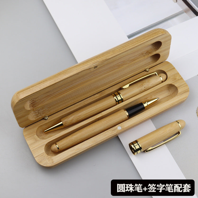 Executive Pen & Gift Box Sets (Bamboo/Maple/Walnut)