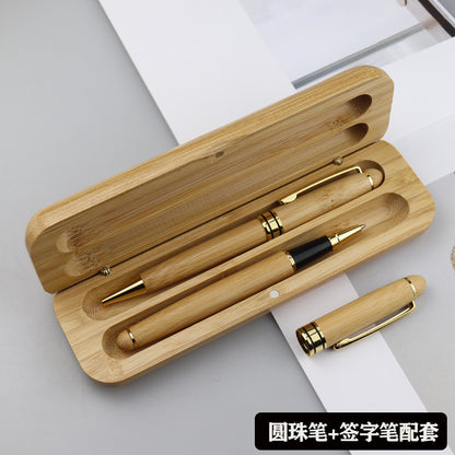 Executive Pen & Gift Box Sets (Bamboo/Maple/Walnut)