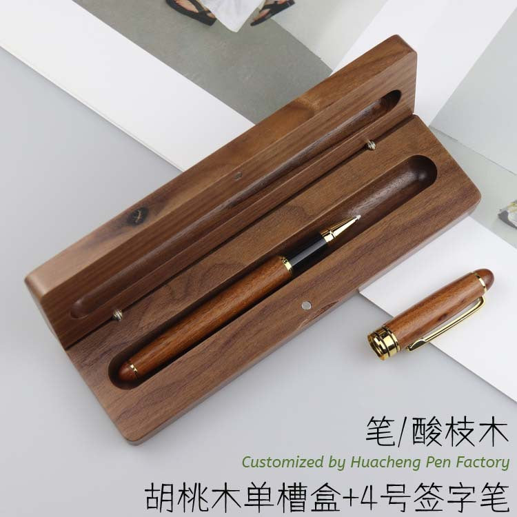 Executive Pen & Gift Box Sets (Bamboo/Maple/Walnut)