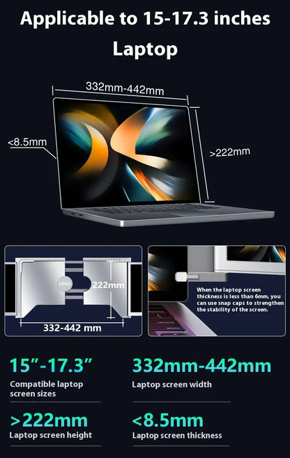 15" Universal Dual-Screen Portable Display - My Pro Essentials