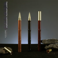 Vintage Brass & Wood Signature Pen Gift Set Edition