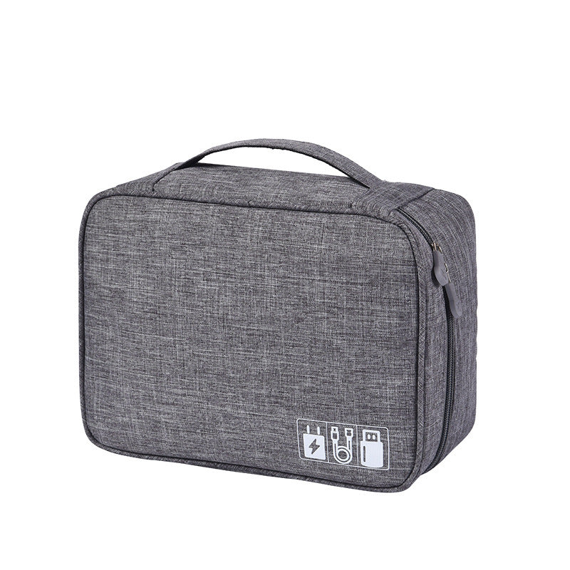 Waterproof Portable Cable Storage Organizer Bag — 600D Oxford Travel Digital Accessory Case - My Pro Essentials