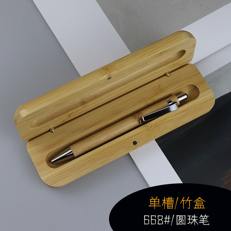 Executive Pen & Gift Box Sets (Bamboo/Maple/Walnut)