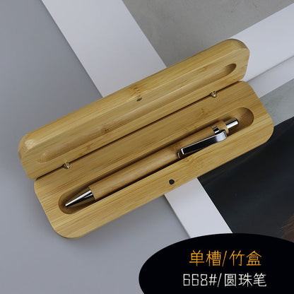 Executive Pen & Gift Box Sets (Bamboo/Maple/Walnut)