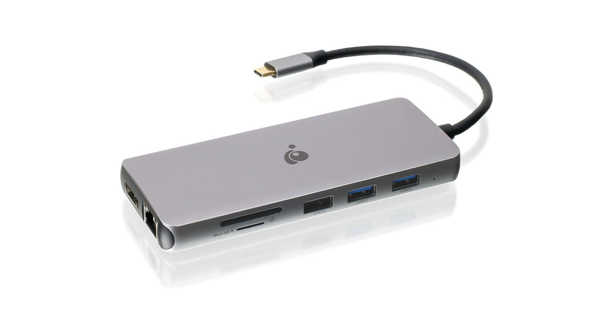 IOGEAR 4K Triple Monitor Docking Station with Power Delivery