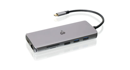 IOGEAR 4K Triple Monitor Docking Station with Power Delivery