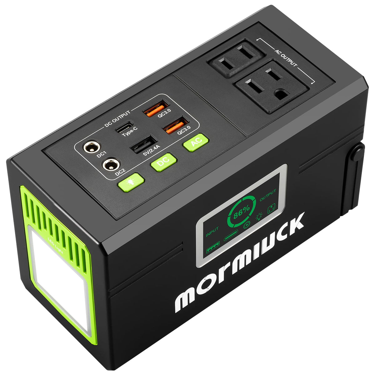 Mormluck 24,000mAh Portable Power Bank with 127W / 110V AC Output — Compact Portable Laptop Power Station - My Pro Essentials