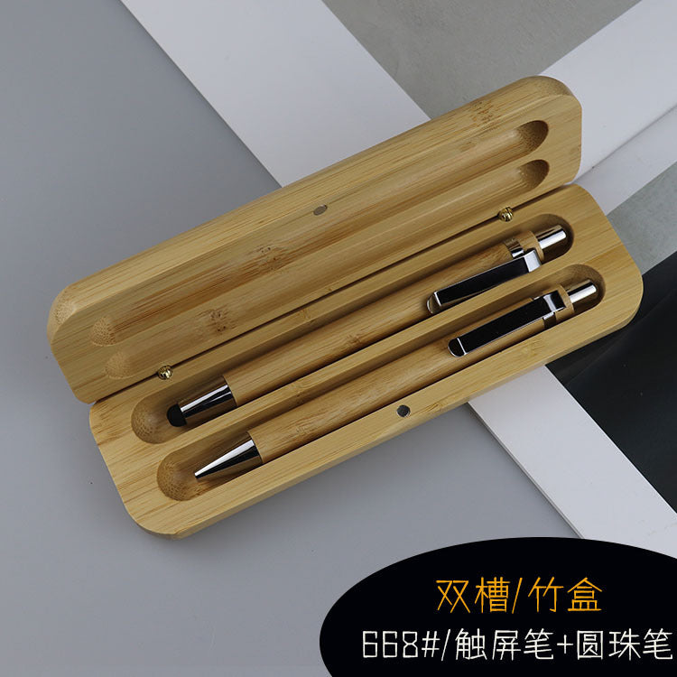 Executive Pen & Gift Box Sets (Bamboo/Maple/Walnut)