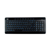 Adesso AKB-120EB Backlit Multimedia Keyboard with Number Pad