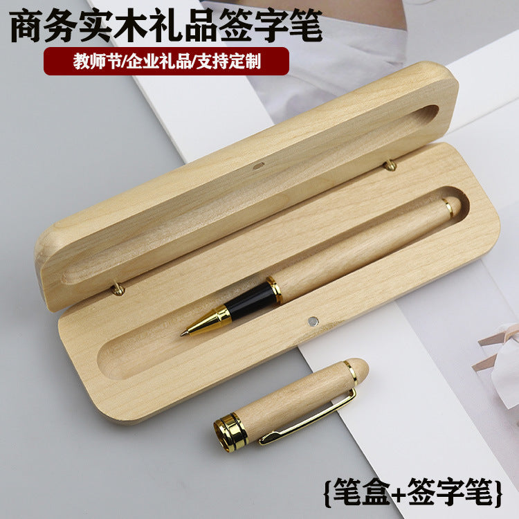 Executive Pen & Gift Box Sets (Bamboo/Maple/Walnut)