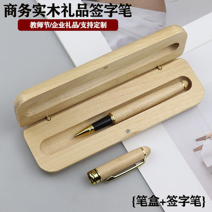 Executive Pen & Gift Box Sets (Bamboo/Maple/Walnut)