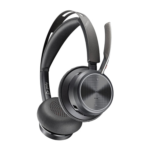Poly - Voyager Focus 2 Bluetooth Office Headset with Boom Mic & ANC (USB-A)