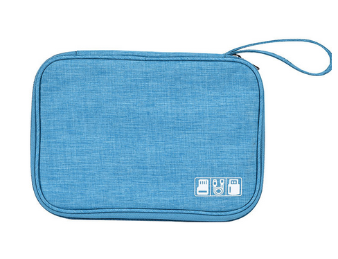 Waterproof Portable Cable Storage Organizer Bag — 600D Oxford Travel Digital Accessory Case - My Pro Essentials
