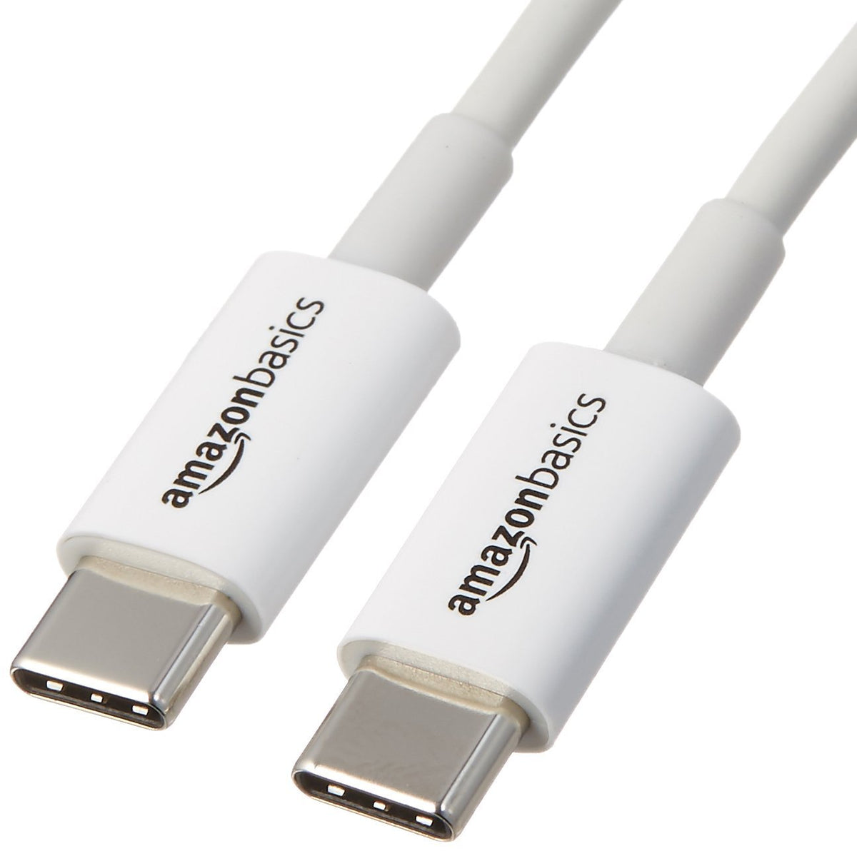 Amazon Basics 6 ft USB‑C to USB‑C Fast‑Charging Cable - USB‑IF Certified, 480 Mbps, White - My Pro Essentials