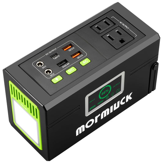 Mormluck 24,000mAh Portable Power Bank with 127W / 110V AC Output — Compact Portable Laptop Power Station - My Pro Essentials
