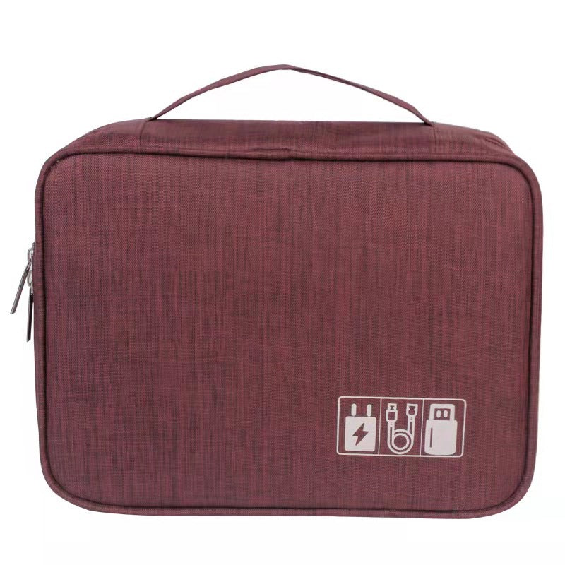 Waterproof Portable Cable Storage Organizer Bag — 600D Oxford Travel Digital Accessory Case - My Pro Essentials