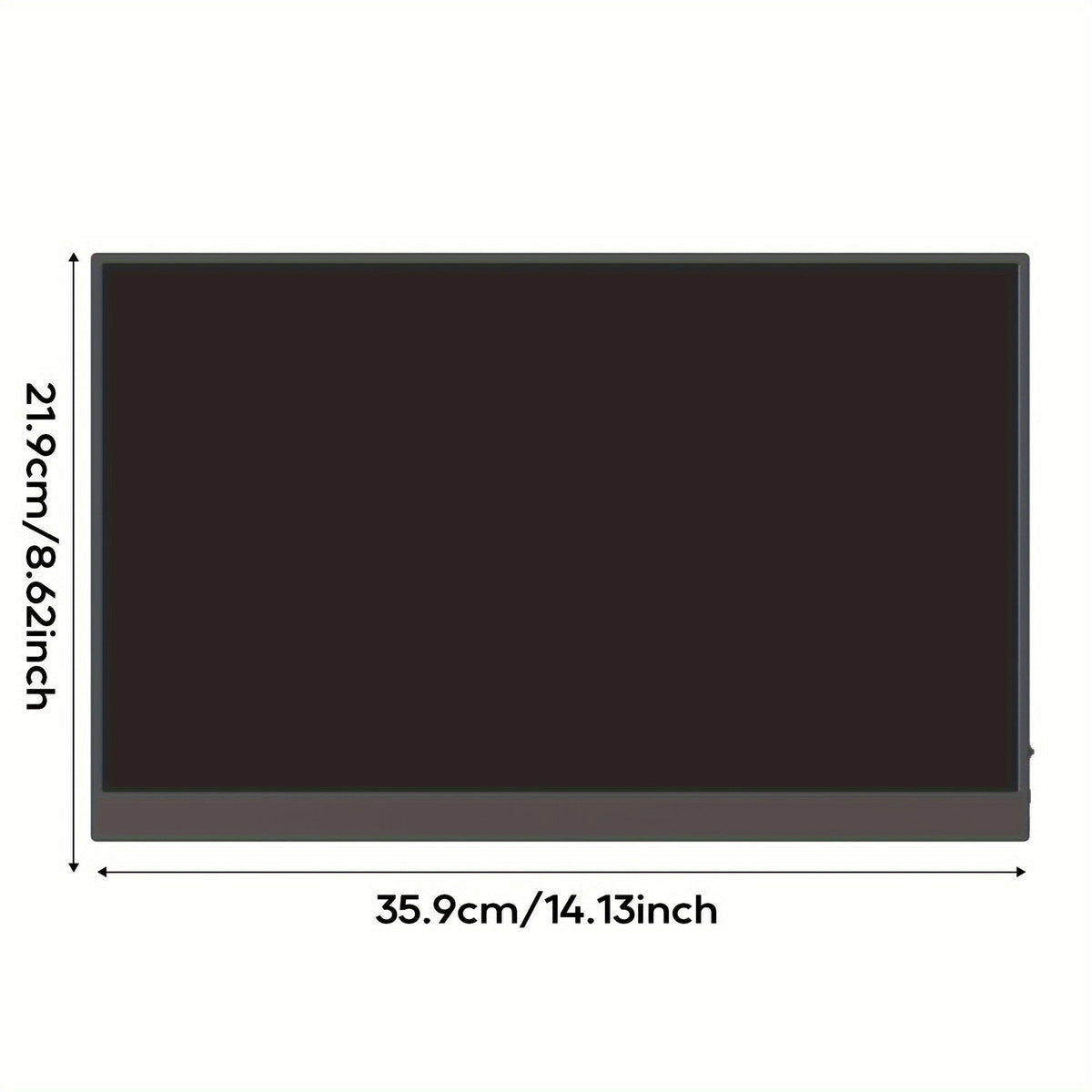 NNETM 15.6" Portable Monitor – 1080P FHD IPS Display with USB-C & Dual Speakers-1
