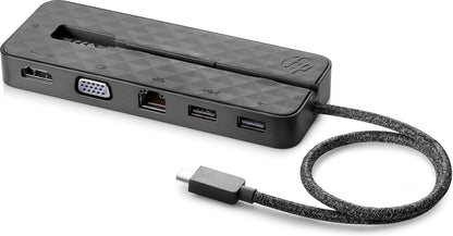 HP USB‑C Mini Dock - Portable Multi‑Port Adapter with HDMI, VGA, Ethernet, USB‑C PD, USB‑A, and Enterprise Network Features - My Pro Essentials