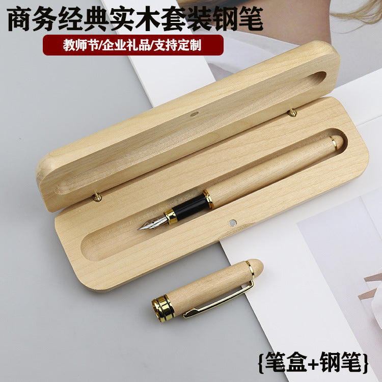 Executive Pen & Gift Box Sets (Bamboo/Maple/Walnut)