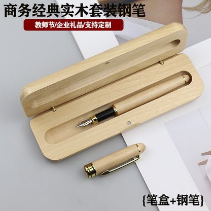 Executive Pen & Gift Box Sets (Bamboo/Maple/Walnut)
