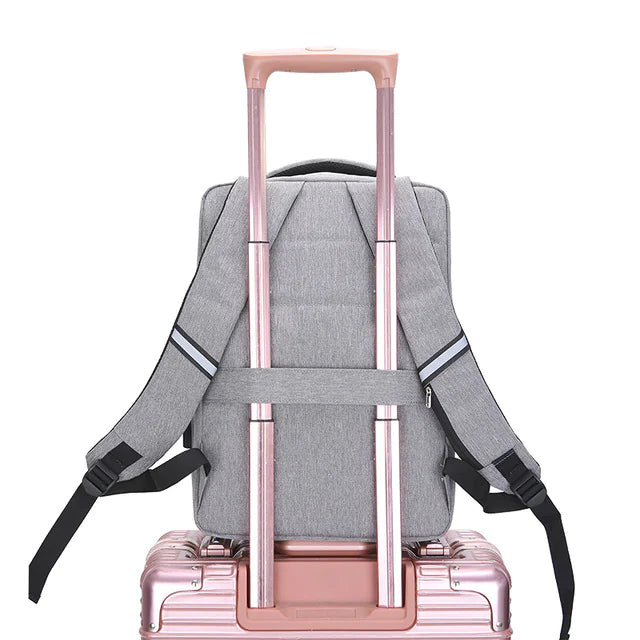 Professional 17.3" Travel & Work Laptop Bag with Anti‑Theft Style Zippers - My Pro Essentials