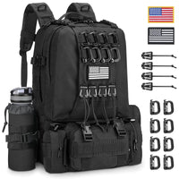 EZshoot 60L Tactical Backpack with MOLLE System & Detachable Storage Pack