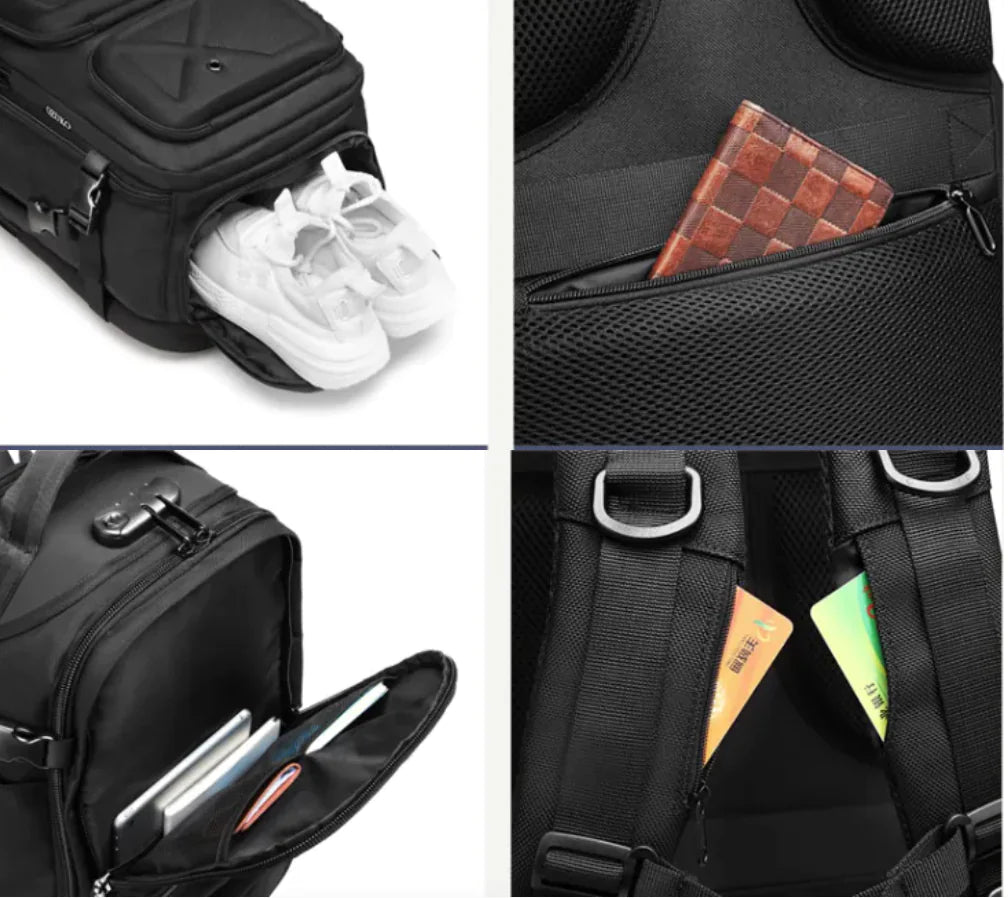 Waterproof Business & Travel Backpack with USB Charging Port (25L) - My Pro Essentials