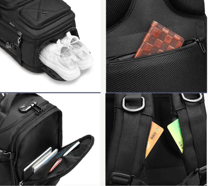 Waterproof Business & Travel Backpack with USB Charging Port (25L) - My Pro Essentials