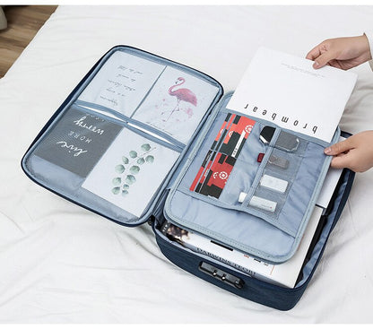 Multifunctional Large‑Format Travel Organizer Case
