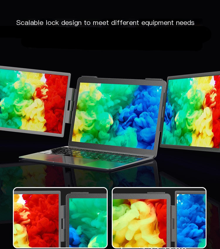 Portable 14" IPS Dual-Screen Travel Monitor