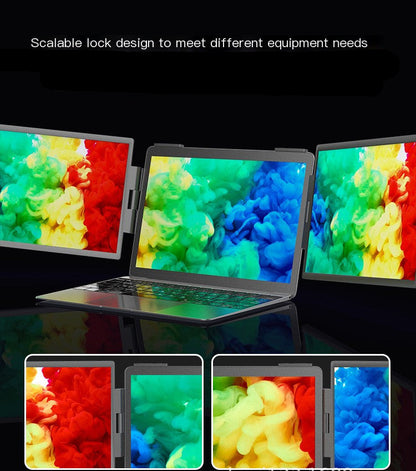 Portable 14" IPS Dual-Screen Travel Monitor