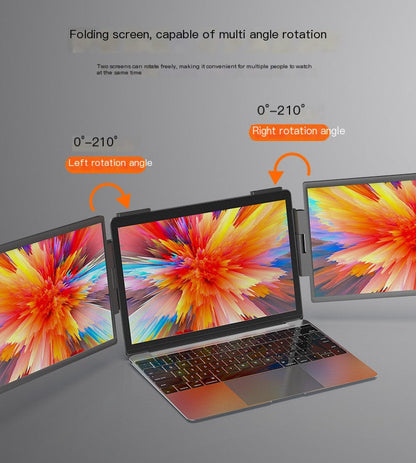 Portable 14" IPS Dual-Screen Travel Monitor