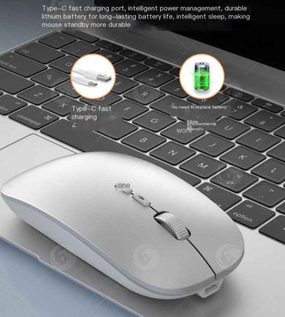 Rechargeable 1600 DPI Bluetooth Wireless Mouse
