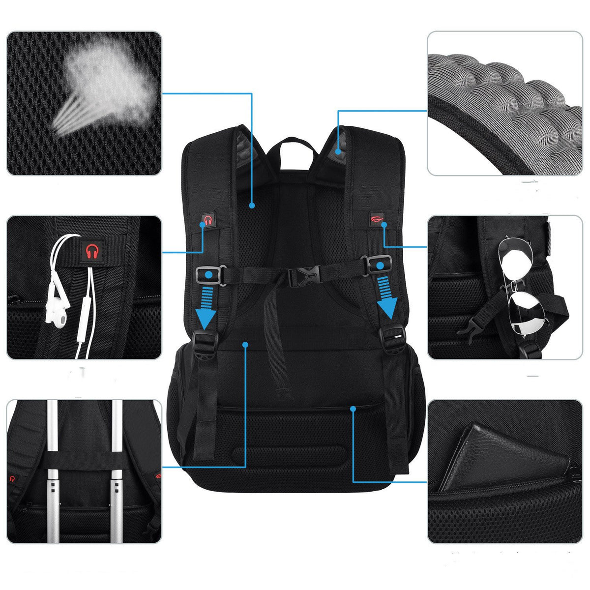 Sabre 45L Business Backpack with Laptop Storage