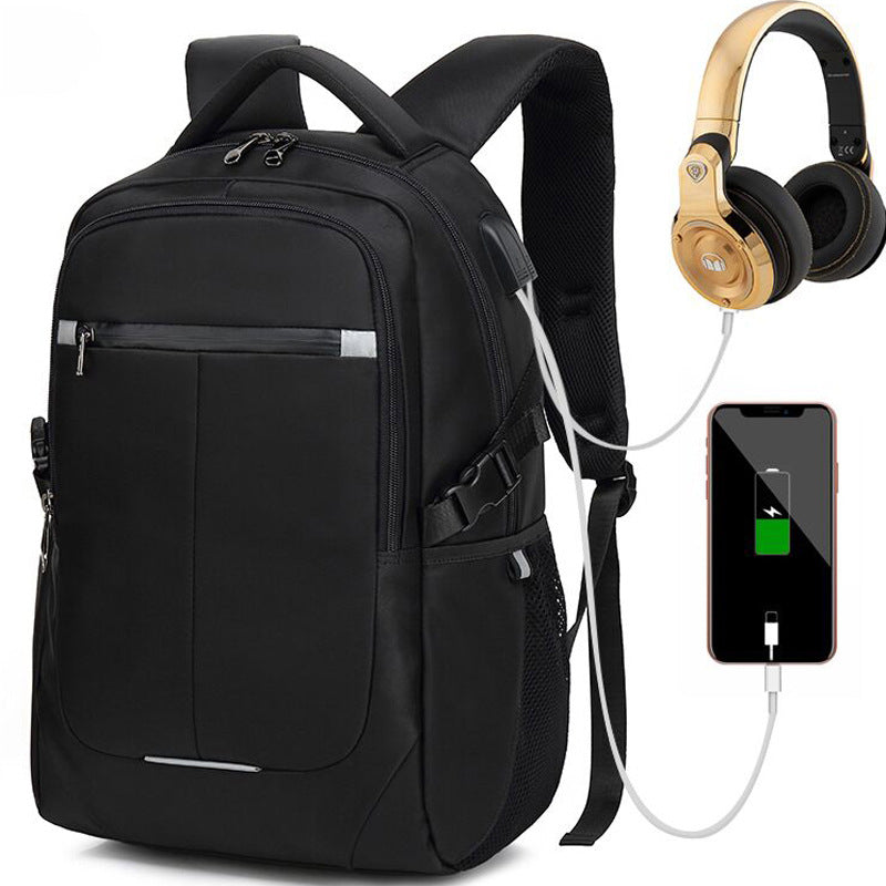 Solar Charging Laptop Backpack with USB Port (20L–35L)