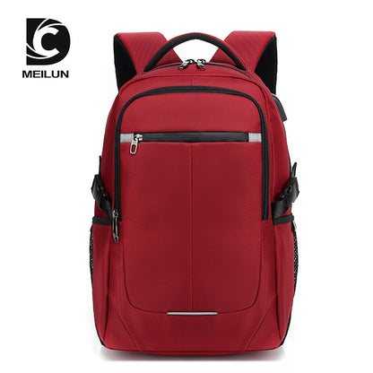 Solar Charging Laptop Backpack with USB Port (20L–35L)