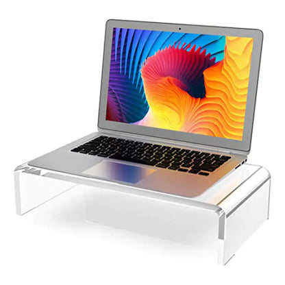 Multi-purpose Transparent Monitor Stand (Acrylic) - My Pro Essentials
