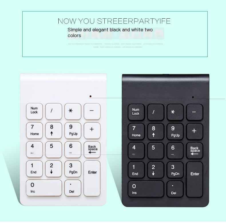 Wireless 18-Key Number Pad (2.4GHz)