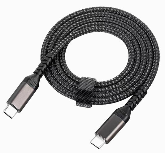 USB‑C to USB‑C Nylon Cable - 6 ft, 60W Power Delivery - My Pro Essentials