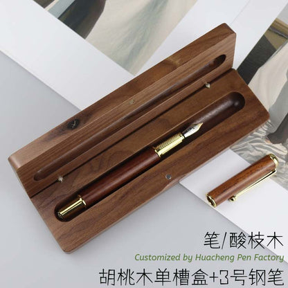 Executive Pen & Gift Box Sets (Bamboo/Maple/Walnut)