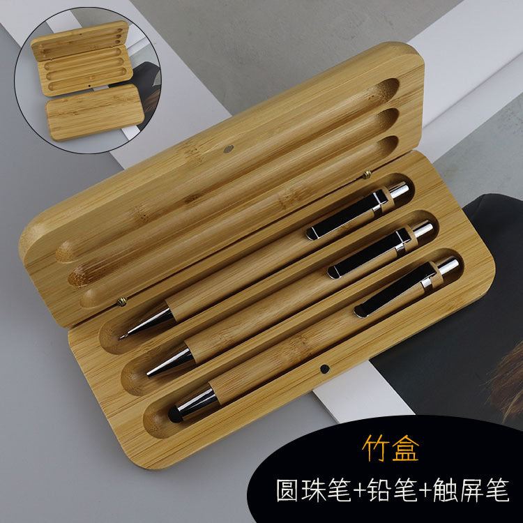 Executive Pen & Gift Box Sets (Bamboo/Maple/Walnut)