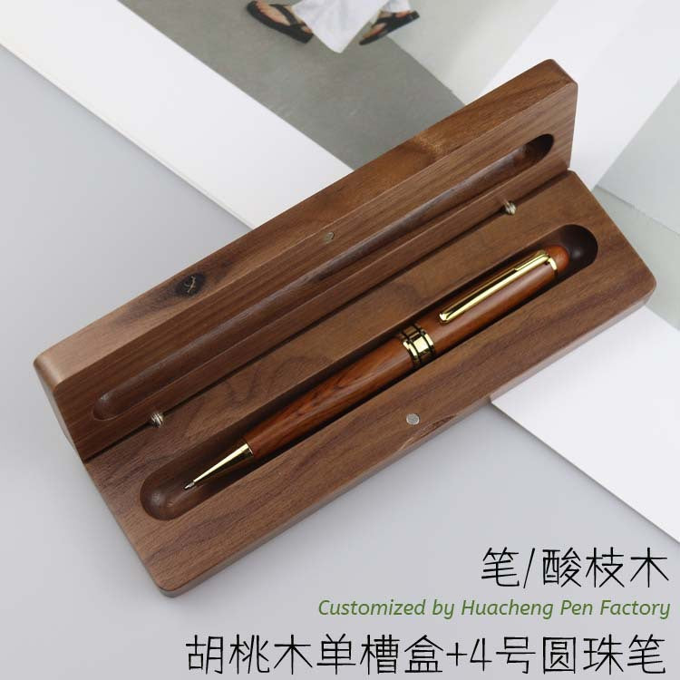 Executive Pen & Gift Box Sets (Bamboo/Maple/Walnut)