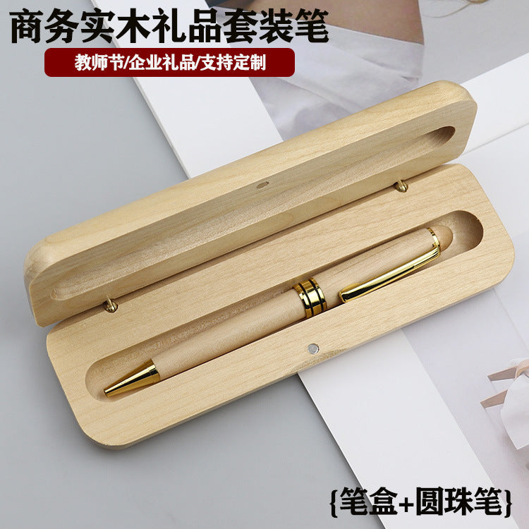 Executive Pen & Gift Box Sets (Bamboo/Maple/Walnut)