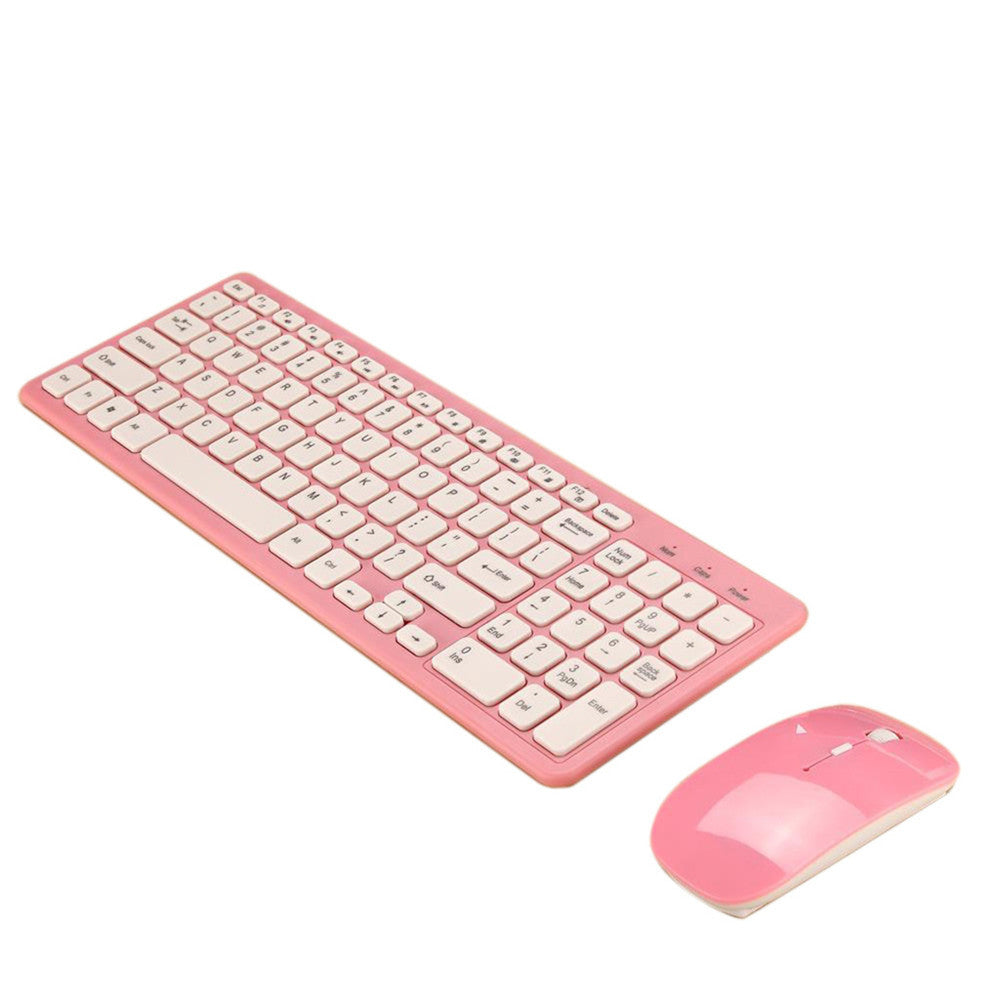 Modern Crater‑Key Low‑Noise 2.4G Wireless Keyboard + Mouse Combo Set - My Pro Essentials