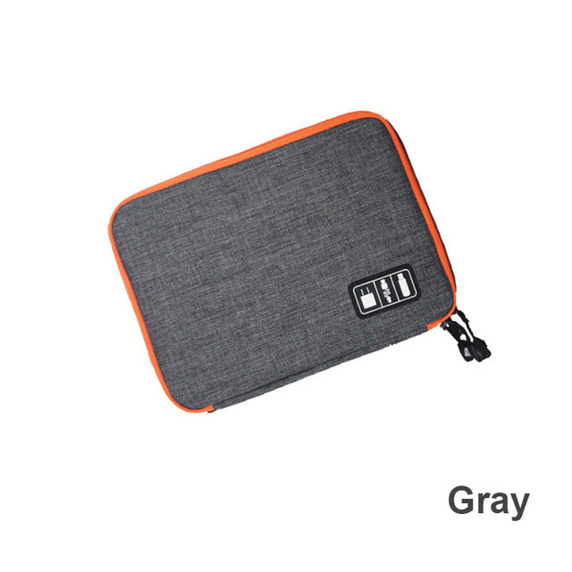 Dual‑Layer Travel Storage Case Cable Organizer Bag for Electronics & Accessories - My Pro Essentials