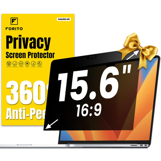 FORITO 15.6‑Inch Laptop Privacy Screen Protector - 360° Anti‑Peep & Anti‑Glare Shield (16:9) - My Pro Essentials
