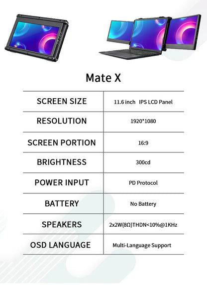 Portable Dual-Screen Display (#4 - 11") - My Pro Essentials